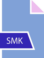 SMK File format icon shape