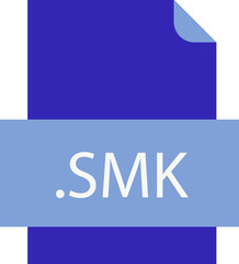 SMK File icon fill crisp corners with doted lines