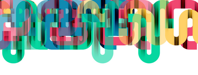 Lines, abstract letter style design background. Geometric vector Illustration For Wallpaper, Banner, Background, Card, Book Illustration, landing page