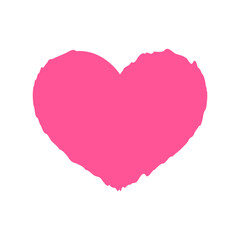 Torn paper heart sticker