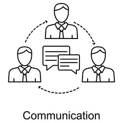 Communication icon, Effective Communication Tools for Seamless Interaction icon, Connecting People with Advanced Communication Technologies icon