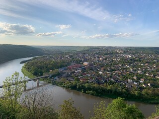 view of the river, bridge 