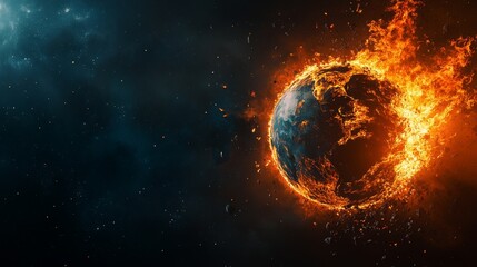 Environmental destruction, overheating, deforestation, and climate change are causing our planet to collapse