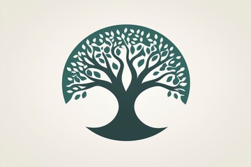 Obraz premium Circular Tree of Life Symbol