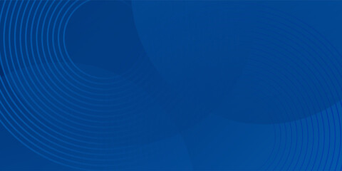 Blue geometric abstract background overlap layer on bright space with lines effect decoration. Modern graphic design element circles style. Eps10