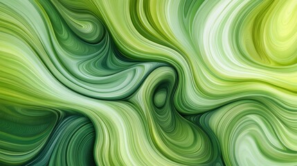 Organic green lines swirling in an abstract pattern, creating a natural, fluid background illustration.