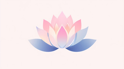 Obraz premium Simple lotus illustration