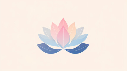 Simple lotus illustration