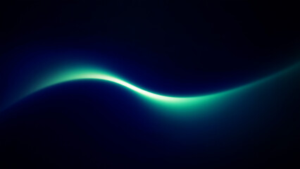 Fototapeta premium Abstract blue background with a glowing wave line illustration, an AI generative technology concept.