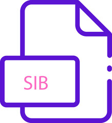 Old brick fill SIB file icon