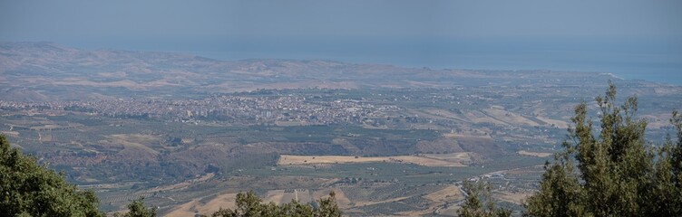 View on Ribera in the south of Sicily, Italy