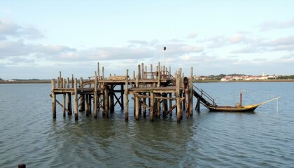 Nautical charm on tranquil waters