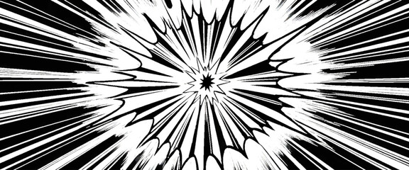 Vector black and white sun light.