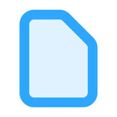 Blank Document Vector Icon