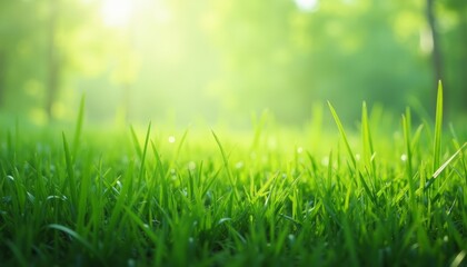 Obraz premium Vibrant green field a symbol of natures bounty