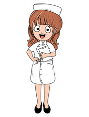 Little Nurse Cartoon