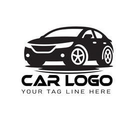 Car minimal black and white logo ,logo design ,car logo ,car logos , car