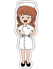 Little Nurse Cartoon