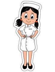 Little Nurse Cartoon