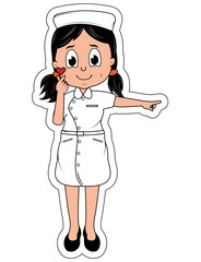 Little Nurse Cartoon