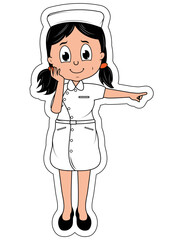Little Nurse Cartoon