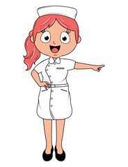 Little Nurse Cartoon