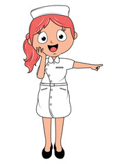 Little Nurse Cartoon