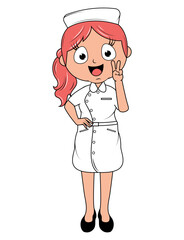 Little Nurse Cartoon