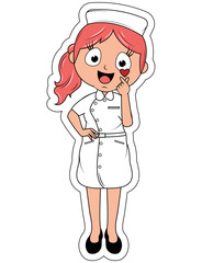 Little Nurse Cartoon