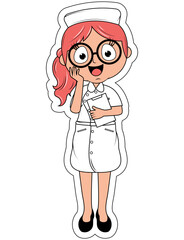 Little Nurse Cartoon