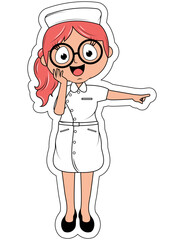 Little Nurse Cartoon