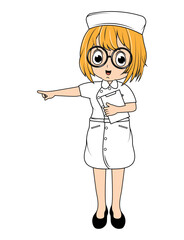 Little Nurse Cartoon