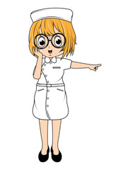 Little Nurse Cartoon