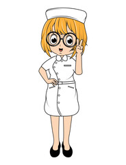 Little Nurse Cartoon