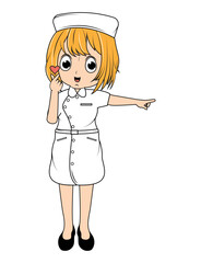 Little Nurse Cartoon