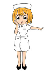 Little Nurse Cartoon