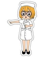 Little Nurse Cartoon