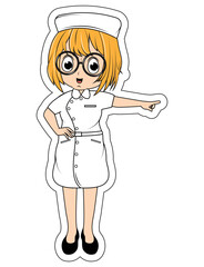 Little Nurse Cartoon