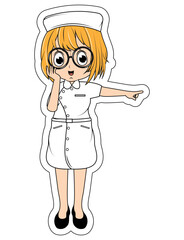 Little Nurse Cartoon