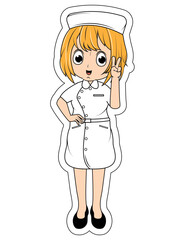 Little Nurse Cartoon