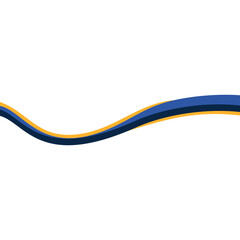 Fototapeta premium Business Wave Border