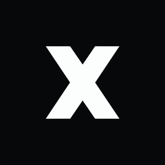 X letter logo icon design vector