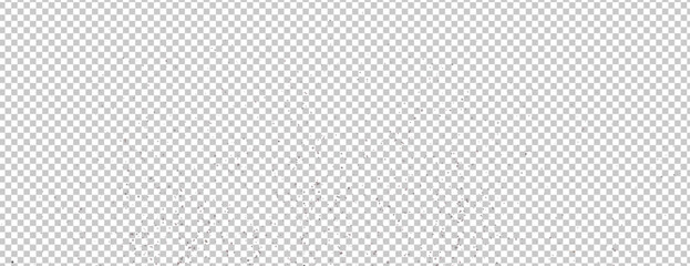 Dot spot dust particles and grunge distressed spray drop stain overlay effect transparent png black texture background banner vector illustration