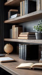 books on the shelf