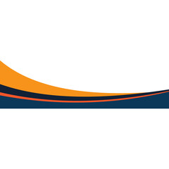 Fototapeta premium Business Wave Border