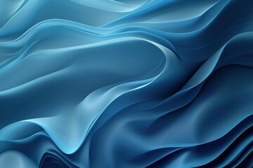 Fototapeta premium Abstract Background with Smooth Waves in Blue Tones blue backgrounds abstract.