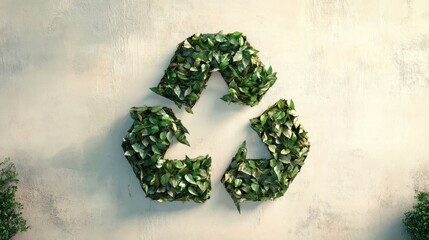 Green environmental concept logo