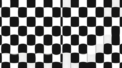 Obraz premium Bold Monochrome Checkerboard Graphic Pattern for Modern Designs
