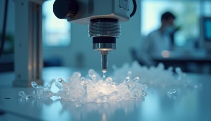 Precision in action  3D printing in progress