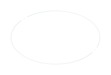 薄いくすみパステルのグラデーションの楕円形フレーム - シンプルでおしゃれなライン装飾の素材